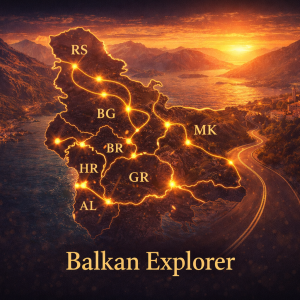 Balkan Explorer 7 Countries eSIM Travel Data Plans