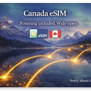 Canada eSIM Travel Data Plans