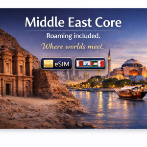 Middle East Core 11 Countries eSIM Travel Data Plans