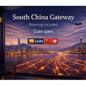 South China Gateway 3 Countries eSIM Travel Data Plans