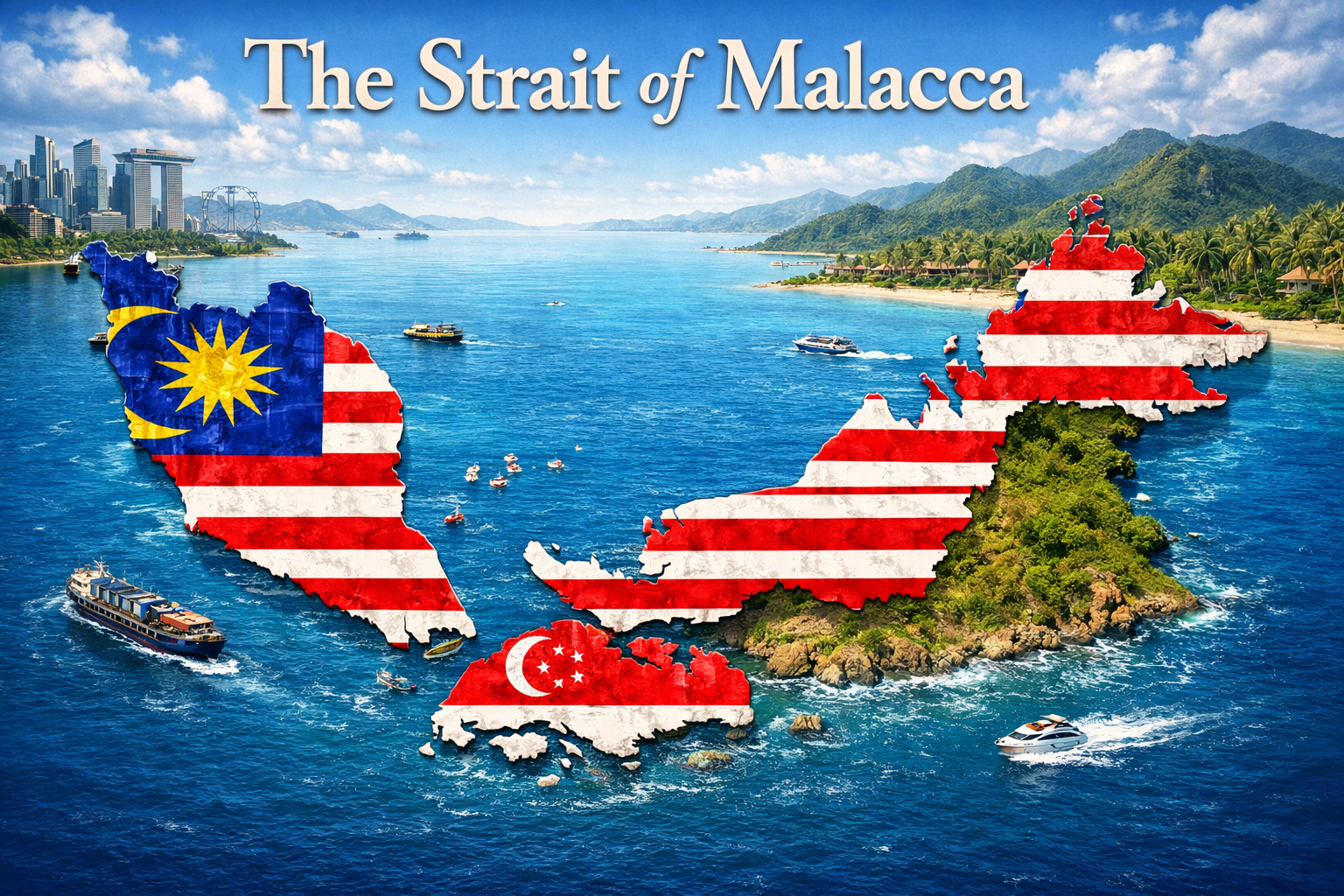 Malacca Strait SE Asia eSIM – 2 countries – Travel Data Plans