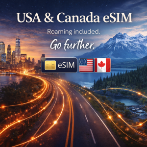 USA & Canada 2 Countries eSIM Travel Data Plans